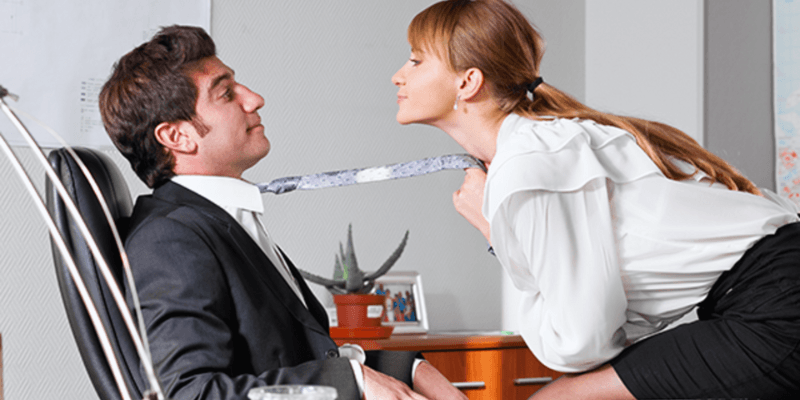 Sexual role-play Boss & Employee